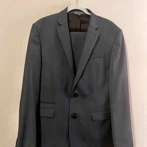 Express Men’s Photographer Slim Fit Suit | Jacket & Pants | 30x32 | Blue